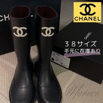 【国内即発】雨の日もお洒落で可愛く♡CHANEL レインブーツ