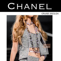 CHANEL 2023/24クルーズ ジャケット ベスト 直営店 cc 黒 デニム