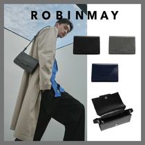 追跡有★ROBINMAY EC003 シンプル スクエア ショルダーバッグ