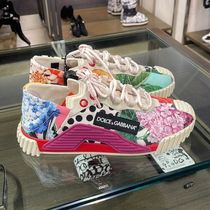 Dolce & Gabbana パッチワーク ロゴ スニーカー