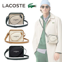 LACOSTE　ヘリテージキャンバス テニススタイルショルダーバッグ