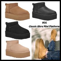 国内発送【UGG】 Classic Ultra Mini Platform Boots / ブーツ