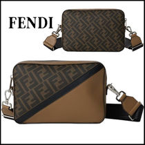 FENDI カメラバッグ クロスボディ 本革レザー FFロゴ Diagonal