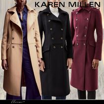 KAREN MILLEN ミリタリーコート トレンチ イタリア産ウール