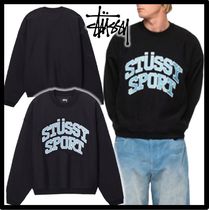 ★関税込★STUSSY★SPORT RELAXED OVERSIZED CREW★WASHED BLACK