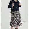 Binary01 スカート ★韓国★BINARY01★Check Middle Skirt★2color(5)