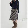 Binary01 スカート ★韓国★BINARY01★Check Middle Skirt★2color(6)