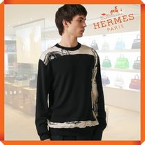 24SS☆HERMES☆ ラウンドネックセーター