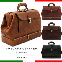 名入れ可能/本革ドクターズバッグ/イタリア製 /Tuscany Leather