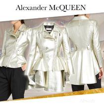 【23AW NEW】Alexander McQUEEN / ペプラム バイカージャケット