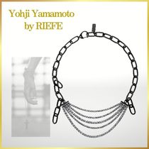 [ Yohji Yohji by RIEFE] BRASS/RHINESTONE QUEEN NECKLACE/希少