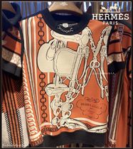 【一枚で上品LOOKが決まる】HERMES★short-sleeveニット