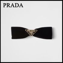 【PRADA】国内未掲載商品 プラダ ベルベット ヘアクリップ