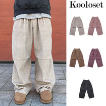 【KOOLOSET】Fuzzy Pigment Corduroy Banding Pants