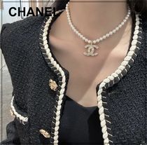 入手困難【CHANEL】大人気　パールCCマーク　チョーカー　上品