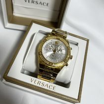 【送料関税込】VERSACE グレカ スポーティ クロノグラフ 46mm