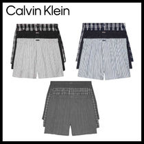 3枚セット [Calvin Klein] CKロゴ トランクスパンツ