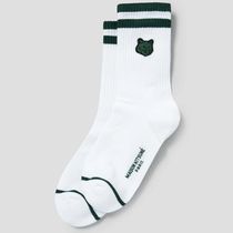 MAISON KITSUNE Bold Fox Head Patch Sporty Socks MY1623