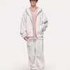 INFLATION セットアップ Luxury Street Wear inf set up double zip pink unisexual(8)