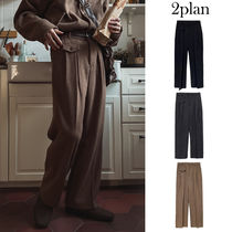 【2plan】Heiro mini pocket wide pants