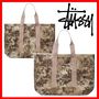 STUSSY トートバッグ ★人気★【Stussy】★Stussy Canvas Extra Large Tote Bag★