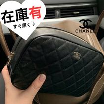 【3WAY！クラッチバッグでも◎】CHANEL★ポーチ　ゴールドCC