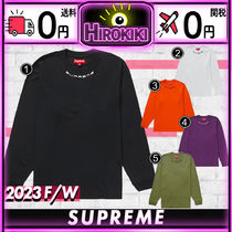 【本物保証 /関税・送料無料】Supreme Collar Logo L/S Top