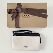 【Coach】携帯収納 ダブルジップ ポーチ リスレット 長財布