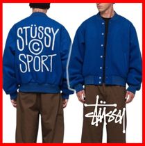 ★人気★【Stussy】★SPORT MELTON VARSITY JACKET★Royal★