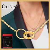 【Cartier】ペアネックレスに☆LOVEネックレス イエローゴールド