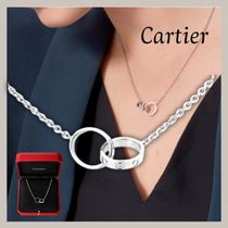 【Cartier】色褪せない輝き☆LOVEネックレス ホワイトゴールド