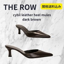 国内未入荷☆ THE ROW ザ・ロウ Brown Cybil 　レザー ミュール