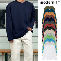 【MODERNIF】Planning Basic Long Sleeve T-shirt