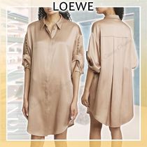 【24SS NEW】LOEWE_women / チェーンディテール シャツ ドレス