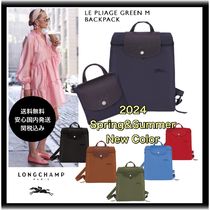 安心国内発 新色 Longchamp*LE PLIAGE Green*バックパック