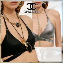 【24C☆洗練されたスタイルを演出】 CHANEL スイムウェア トップ