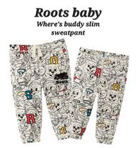 ROOTS☆Baby Where's Buddy Slim Sweatpantベビーパンツ