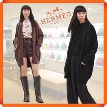 可愛いタータンチェック柄♪HERMES☆ 長袖カーディガン