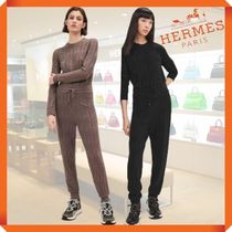 24SS♪HERMES☆パターン ジョギングパンツ