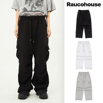 【Raucohouse】Clo eyelet fleece cargo sweatpants