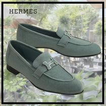 HERMES エレガントな ◆ モカシン《パリ》◆メタルバックル 人気