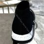 Jimmy Choo スニーカー キラキラクリスタル★Jimmy Choo TORRI ニット スニーカー BLACK(6)