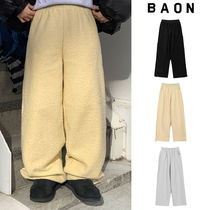 【BAON】Bachum angora banding boucle jogger pants