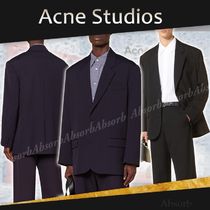 【23AW NEW】Acne Studios_men / テーラード ジャケット / 紺 黒