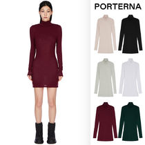 【PORTERNA】Lever Turtleneck Short One Piece