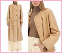 VIP特価★国内発送☆MAX MARA★ラムナッパ リバーシブルコート