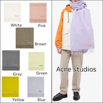 【Acne studios】アクネ マフラー 無地 フリンジ ７色