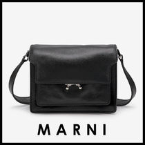 【 MARNI 】SOFT LEATHER MINI TRUNK BAG