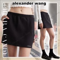 【23AW NEW】Alexander Wang / ストレッチコットン ミニスカート