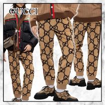 ◆GUCCI 23AW◆ GGモノグラム ウール スウェットパンツ ◆